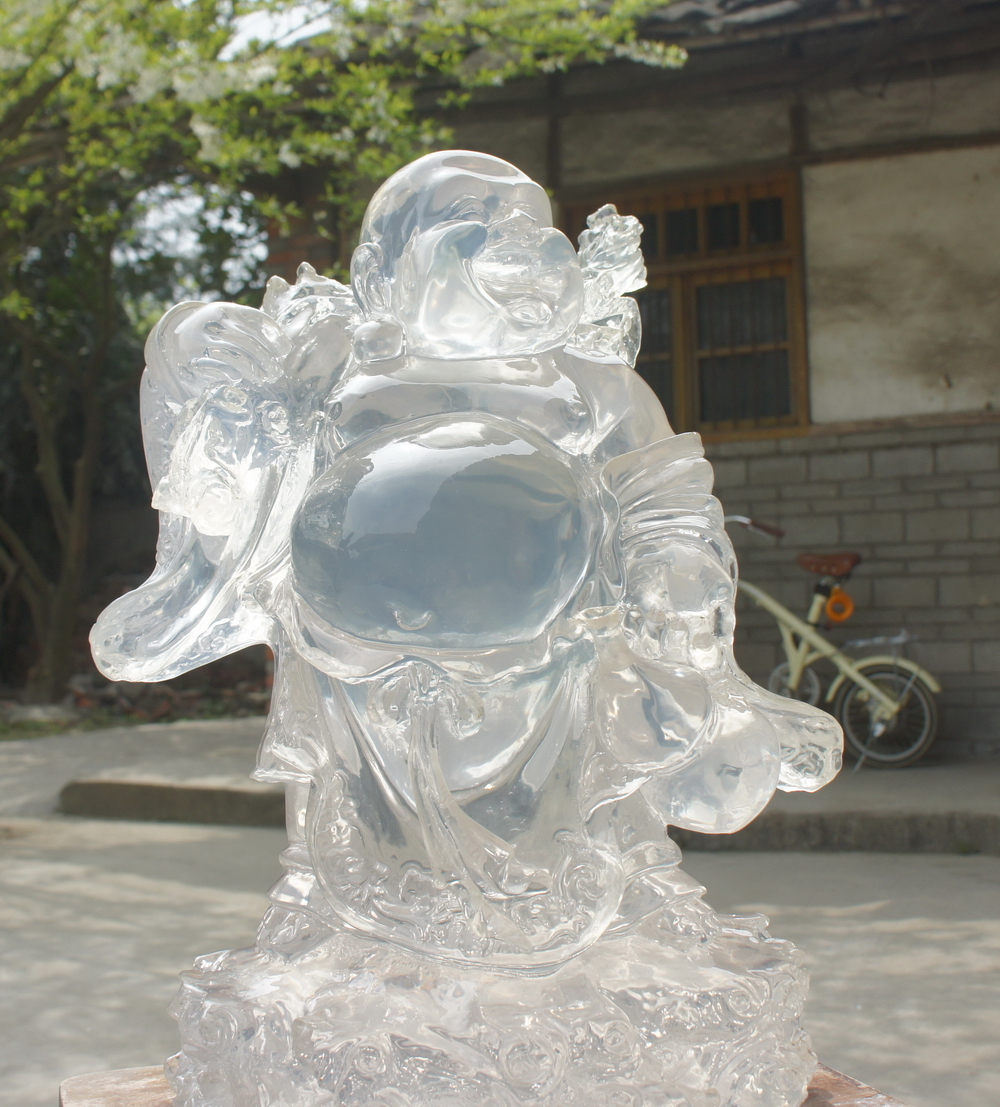 大型水晶米勒佛像雕塑2