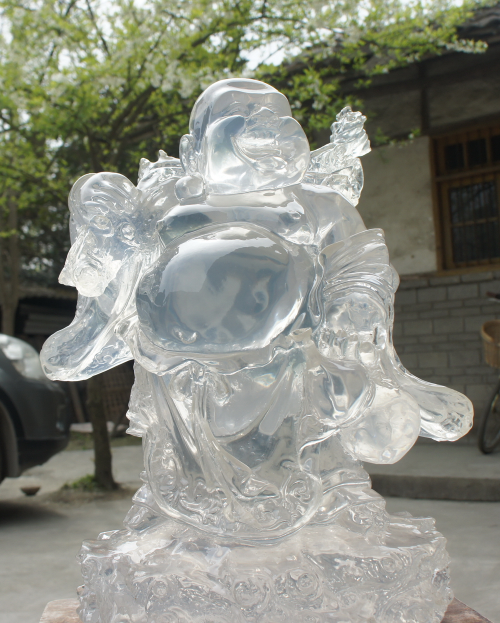大型水晶米勒佛像雕塑4