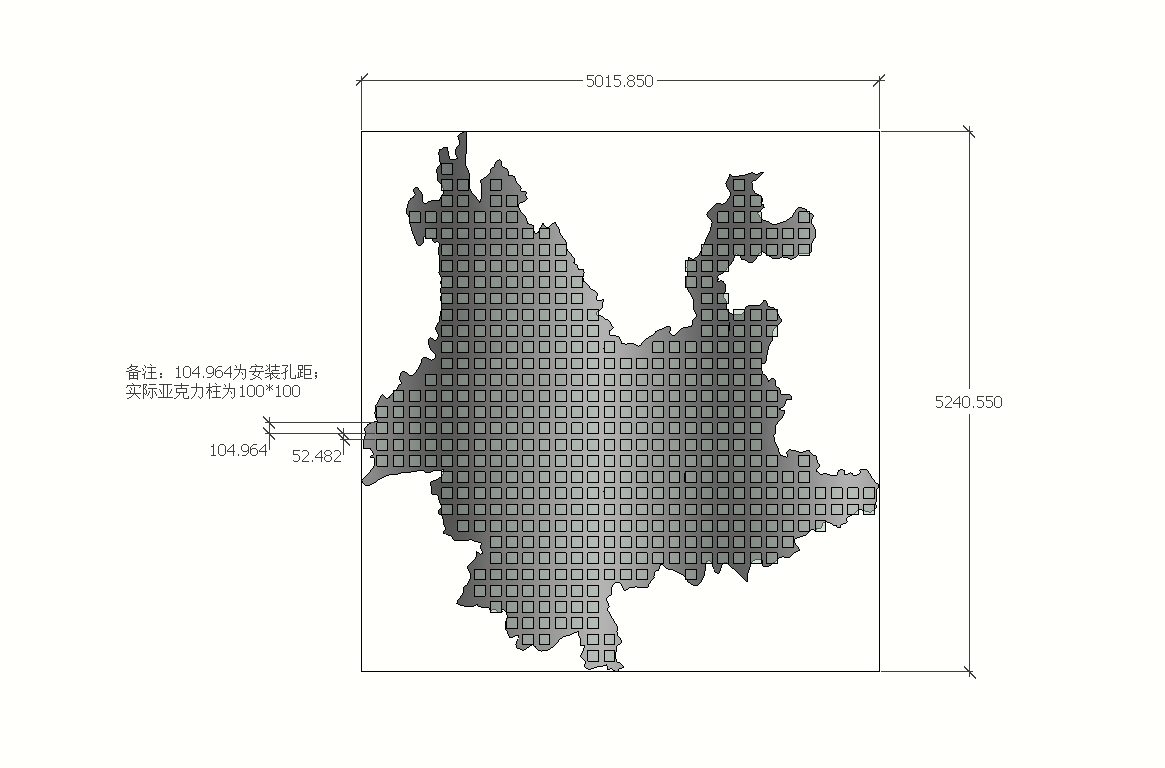 亚克力 水晶 柱 地图 雕塑