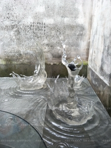 水晶水滴 水波雕塑 水花雕塑 水浪雕塑 透明水滴 水滴雕塑 仿水雕塑 仿冰雕塑 透明雕塑 