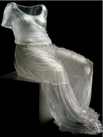 水晶服装 水晶模特 水晶时装 透明服装 透明模特 透明雕塑